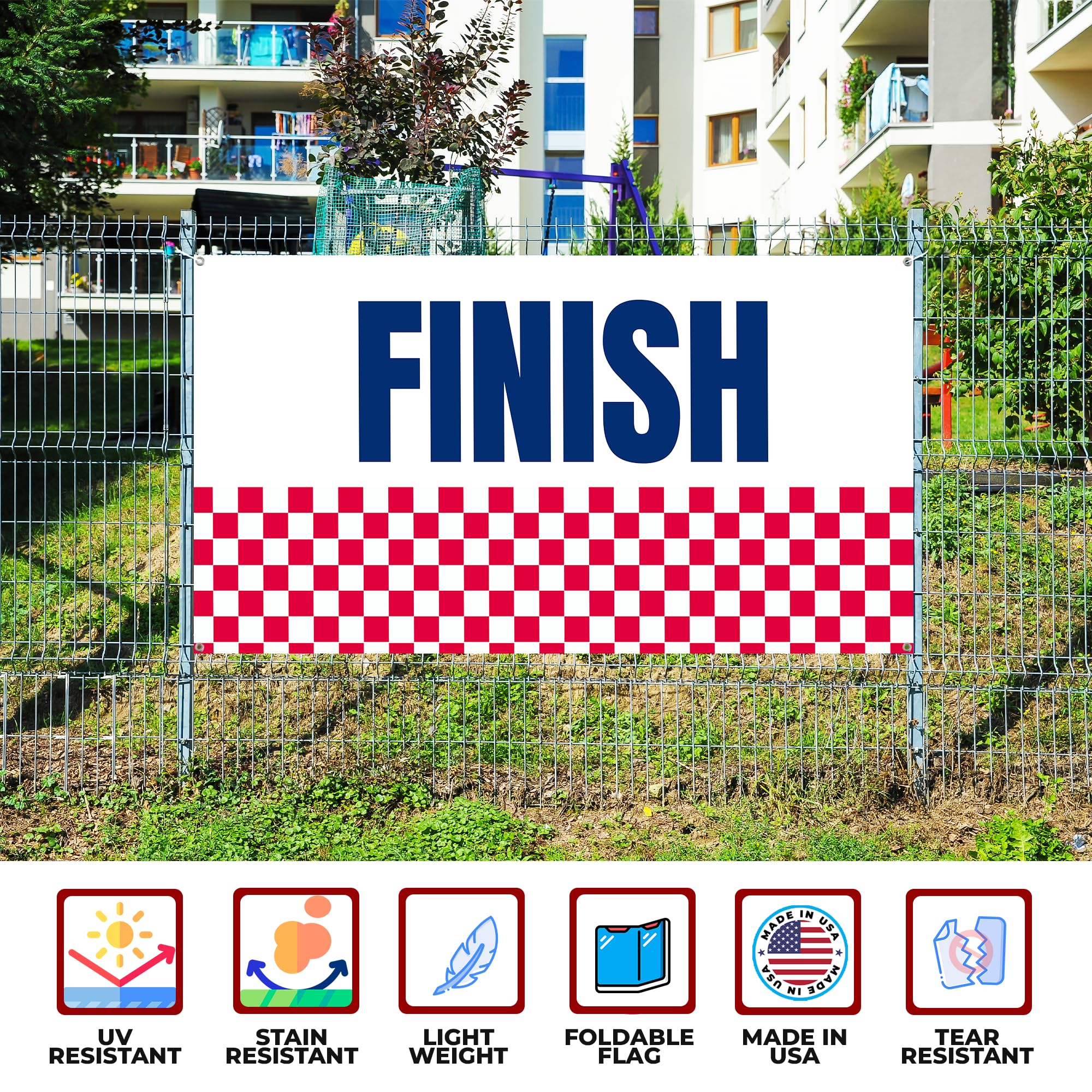 FINISH LINE 2 LARGE BANNER