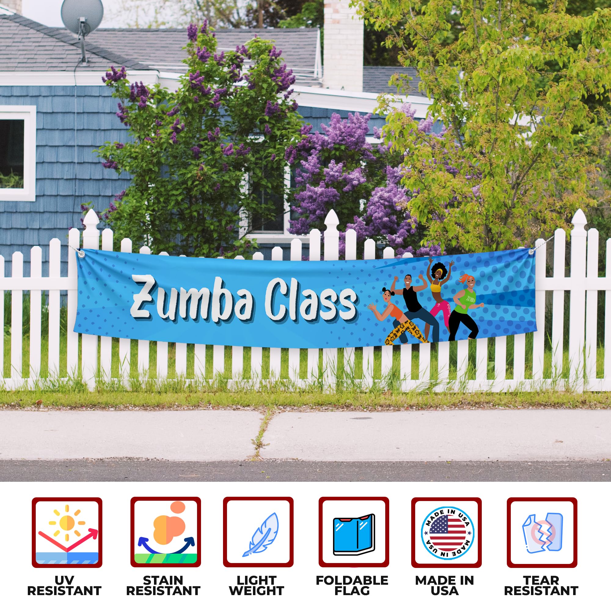 ZUMBA CLASS LARGE BANNER