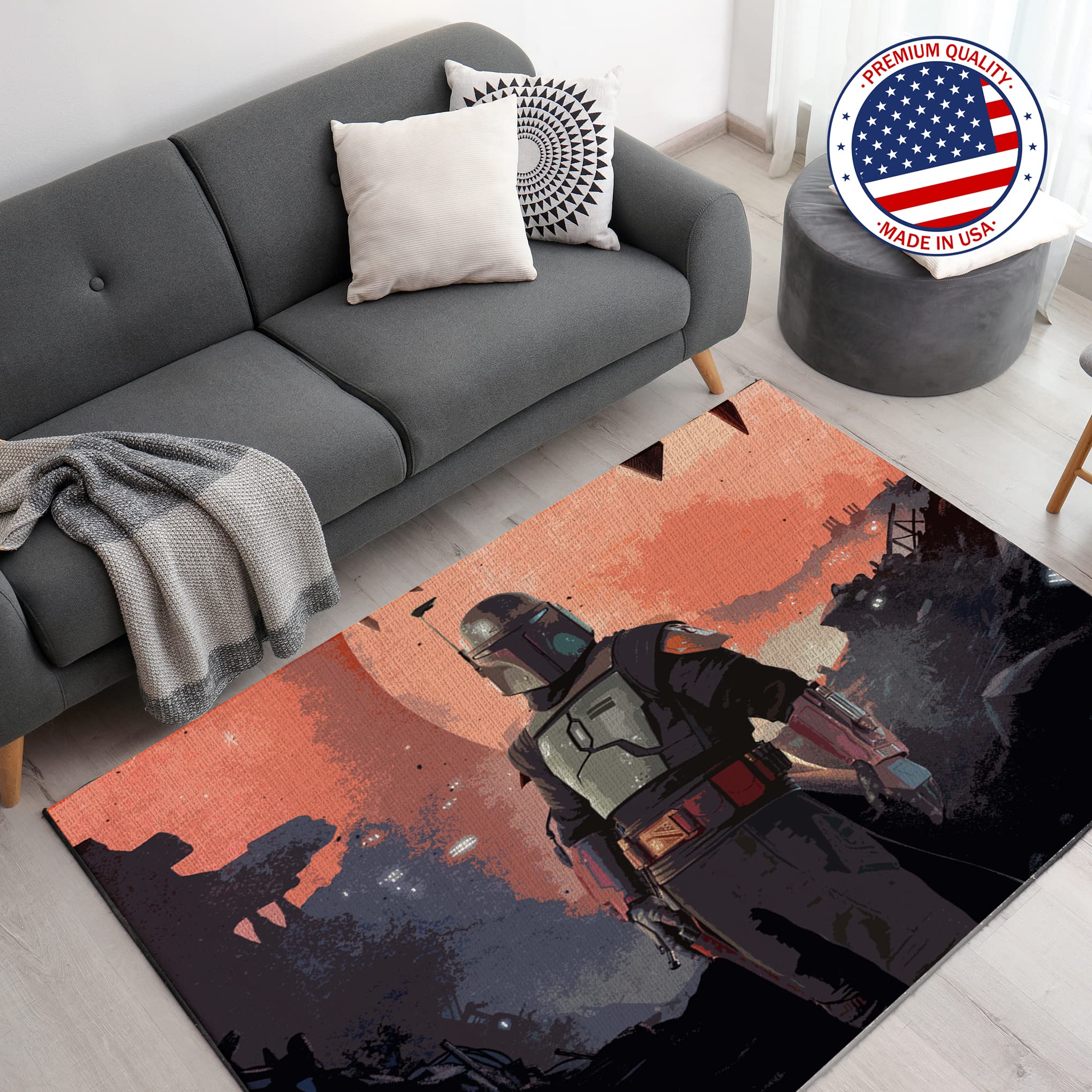 Star-Wars Bobba Fett Customized Rug (62x40inch)