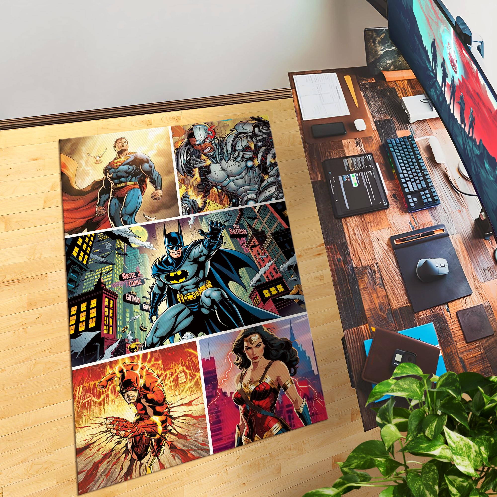 Justice League Customized Rug (62x40inch)