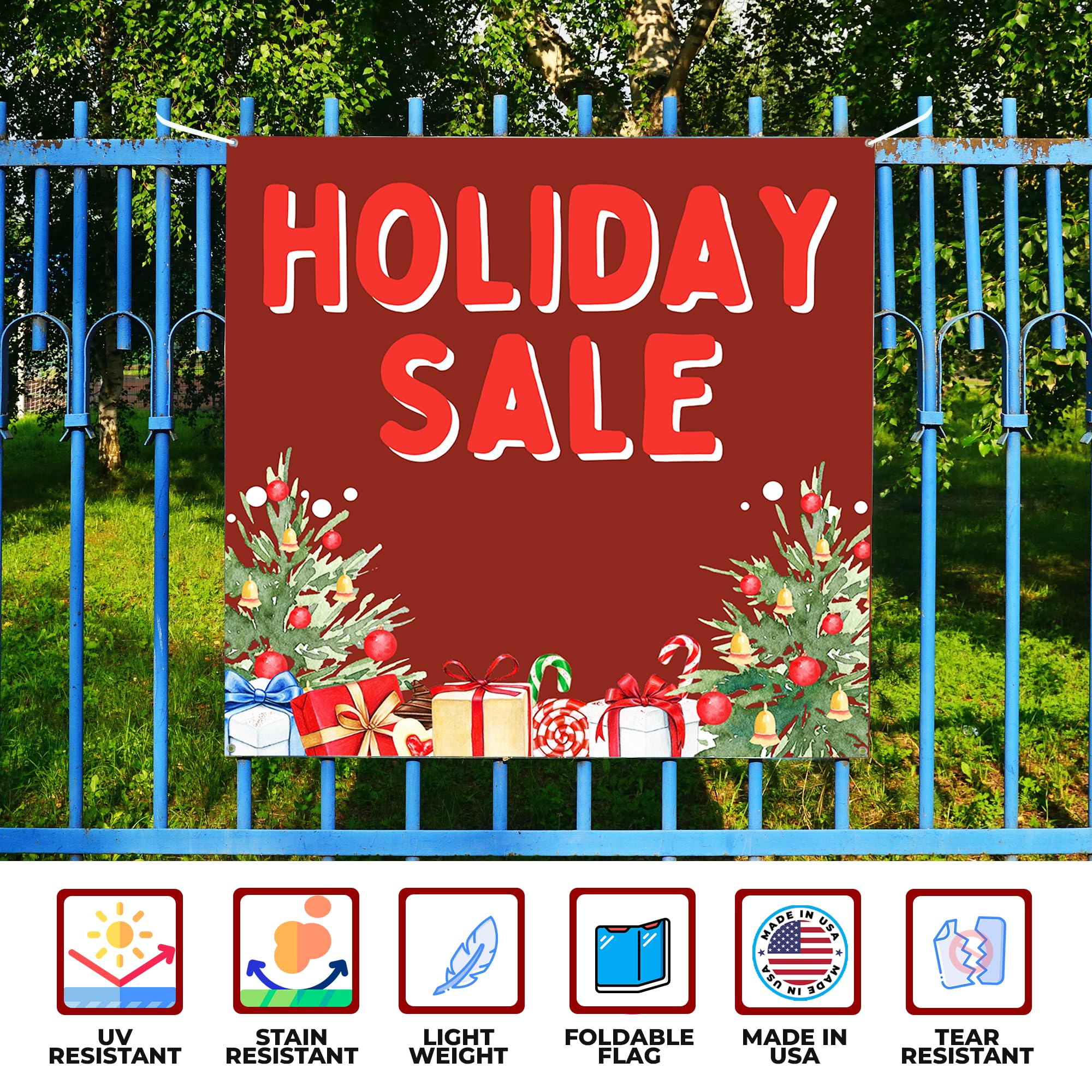 HOLIDAY SALE LARGE BANNER