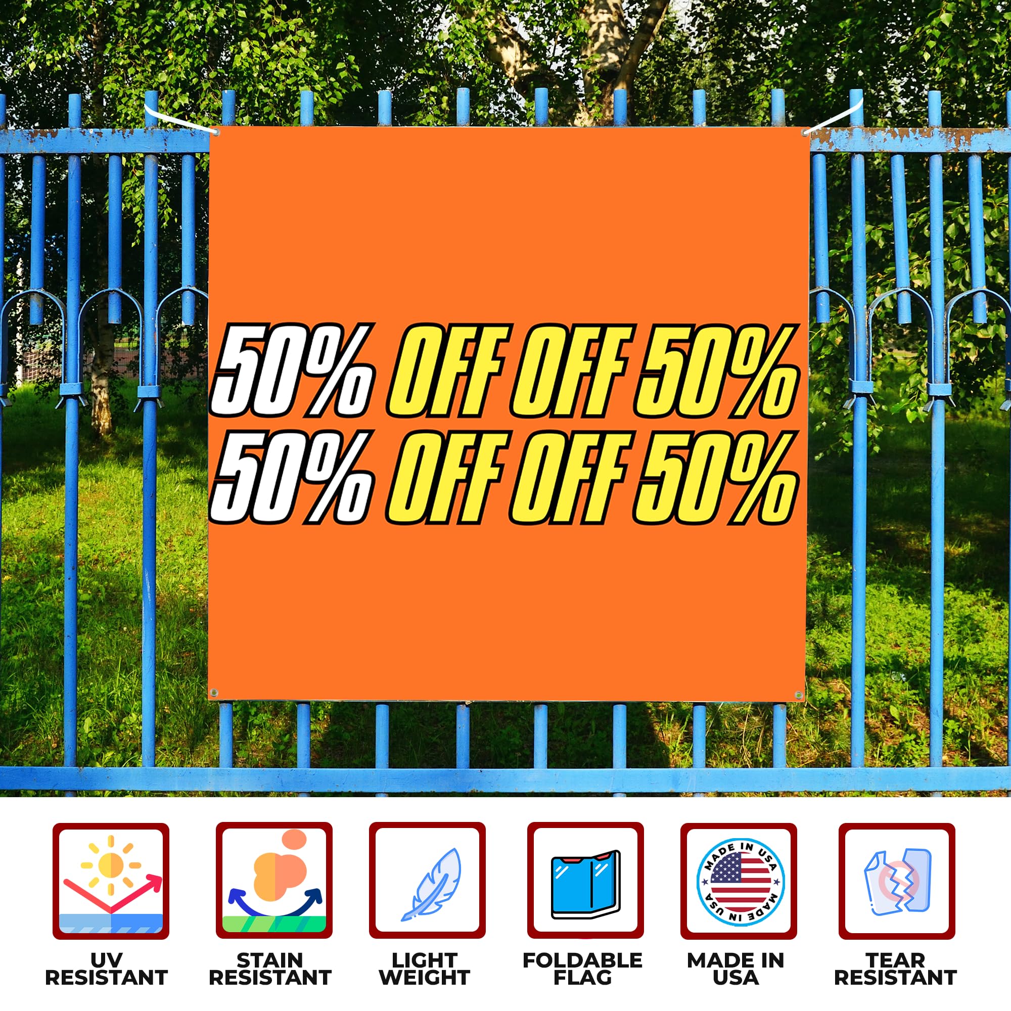 50% OFF LARGE BANNER