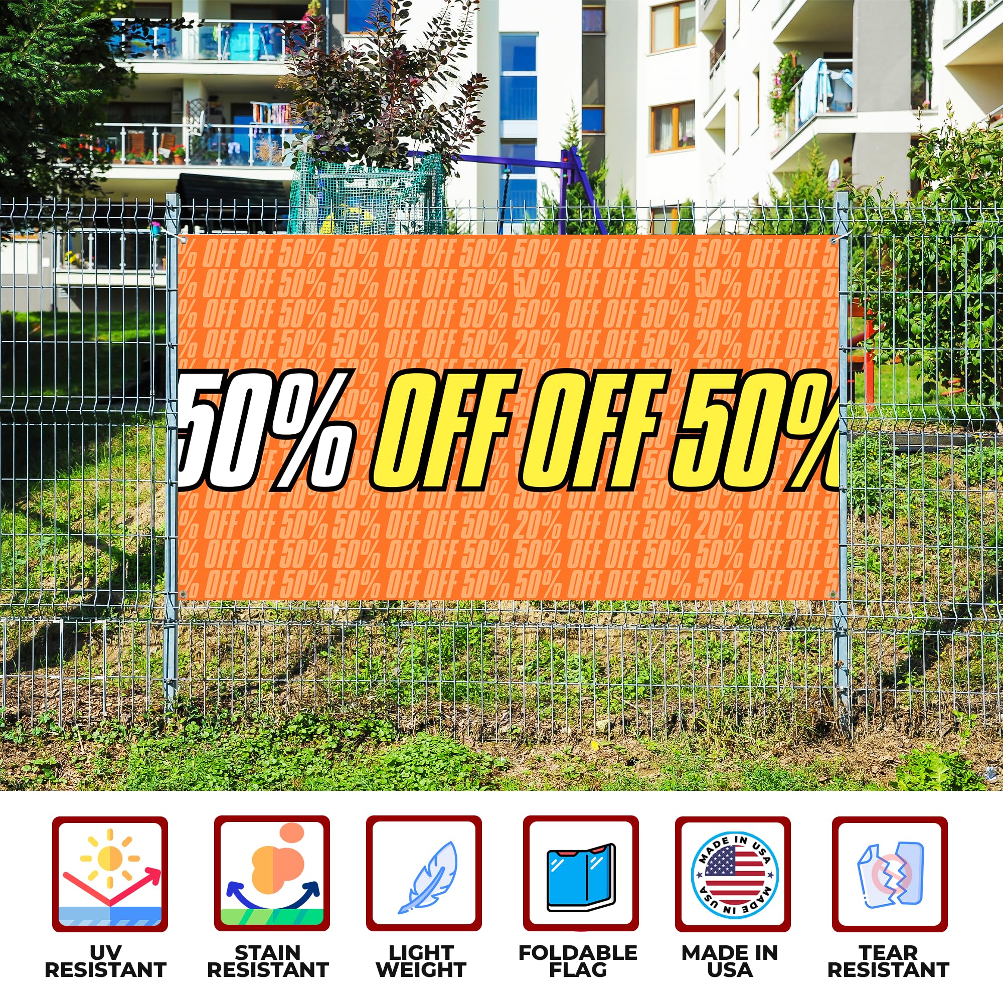 50% OFF LARGE BANNER