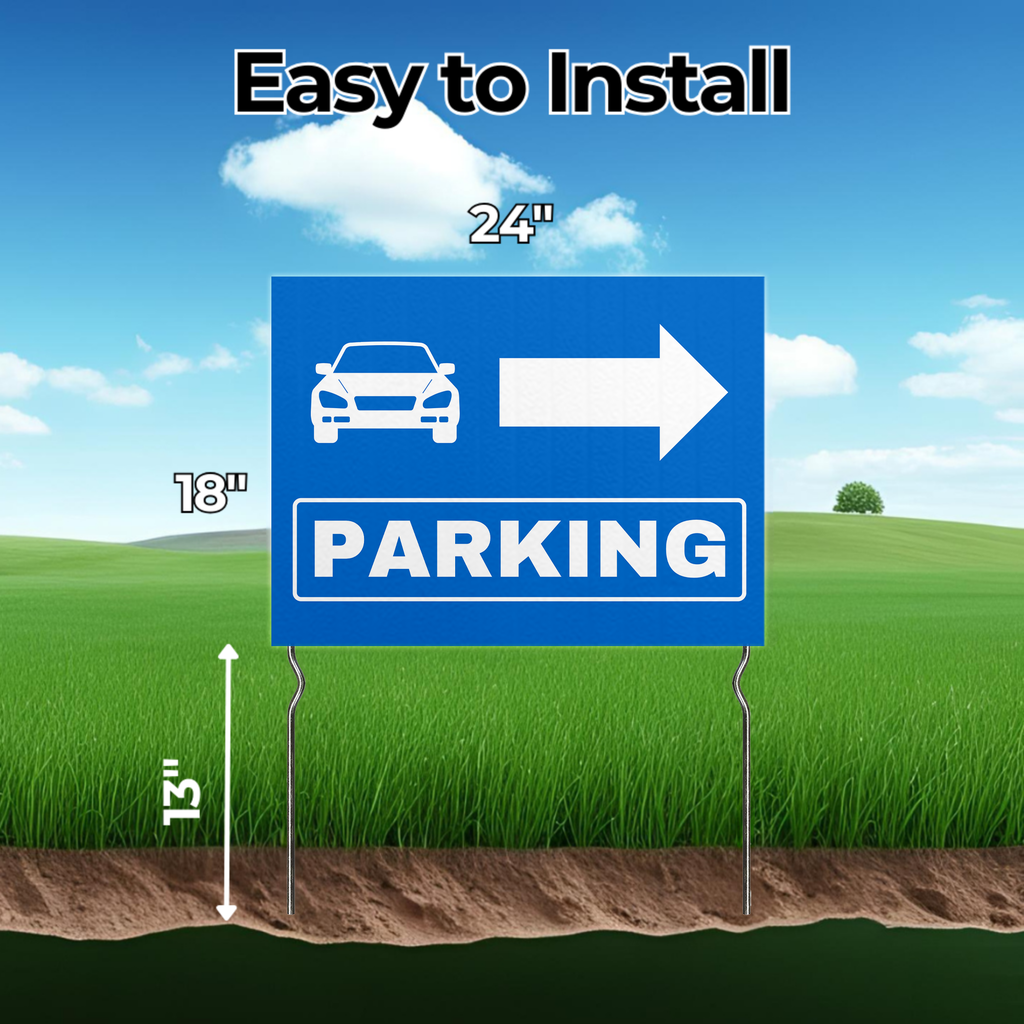 PARKING YARD SIGN
