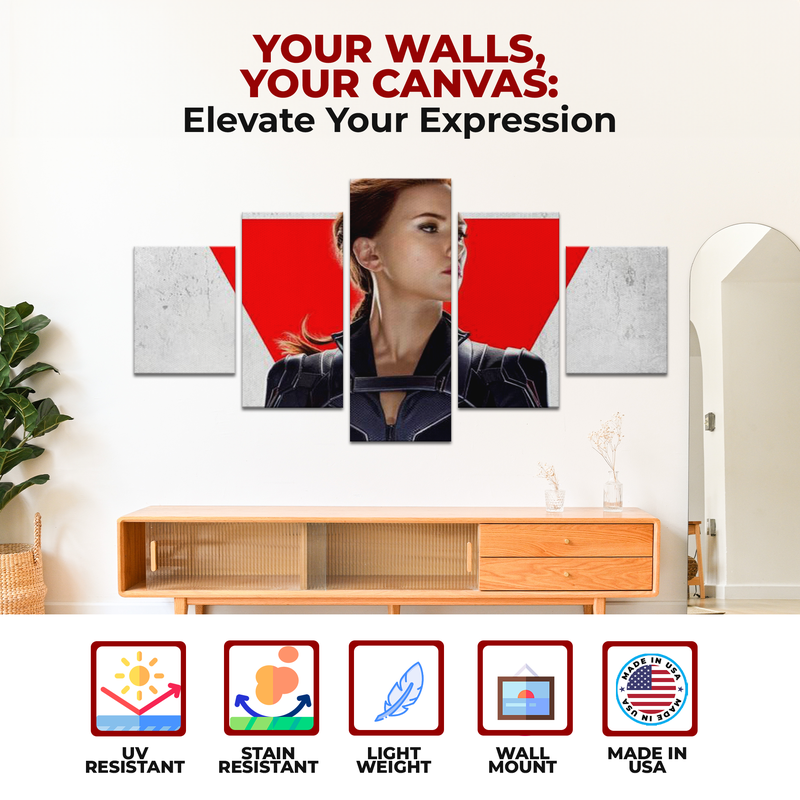 BLACK WIDOW WALL CANVAS