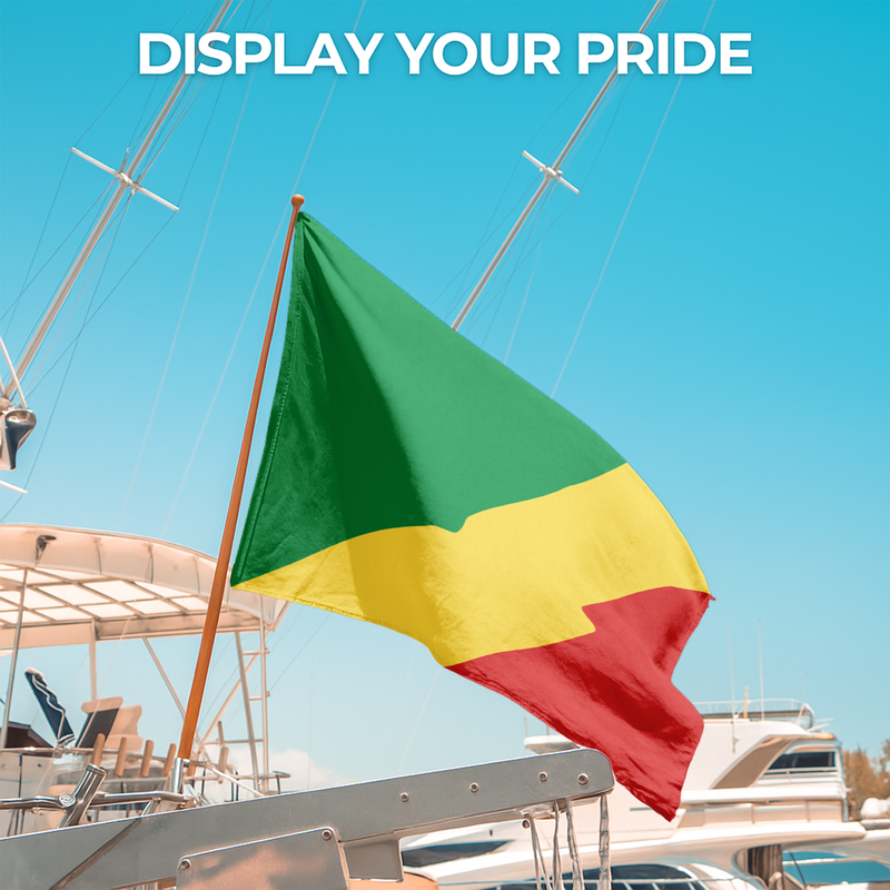REPUBLIC OF THE CONGO-BRAZZAVILLE FLAG