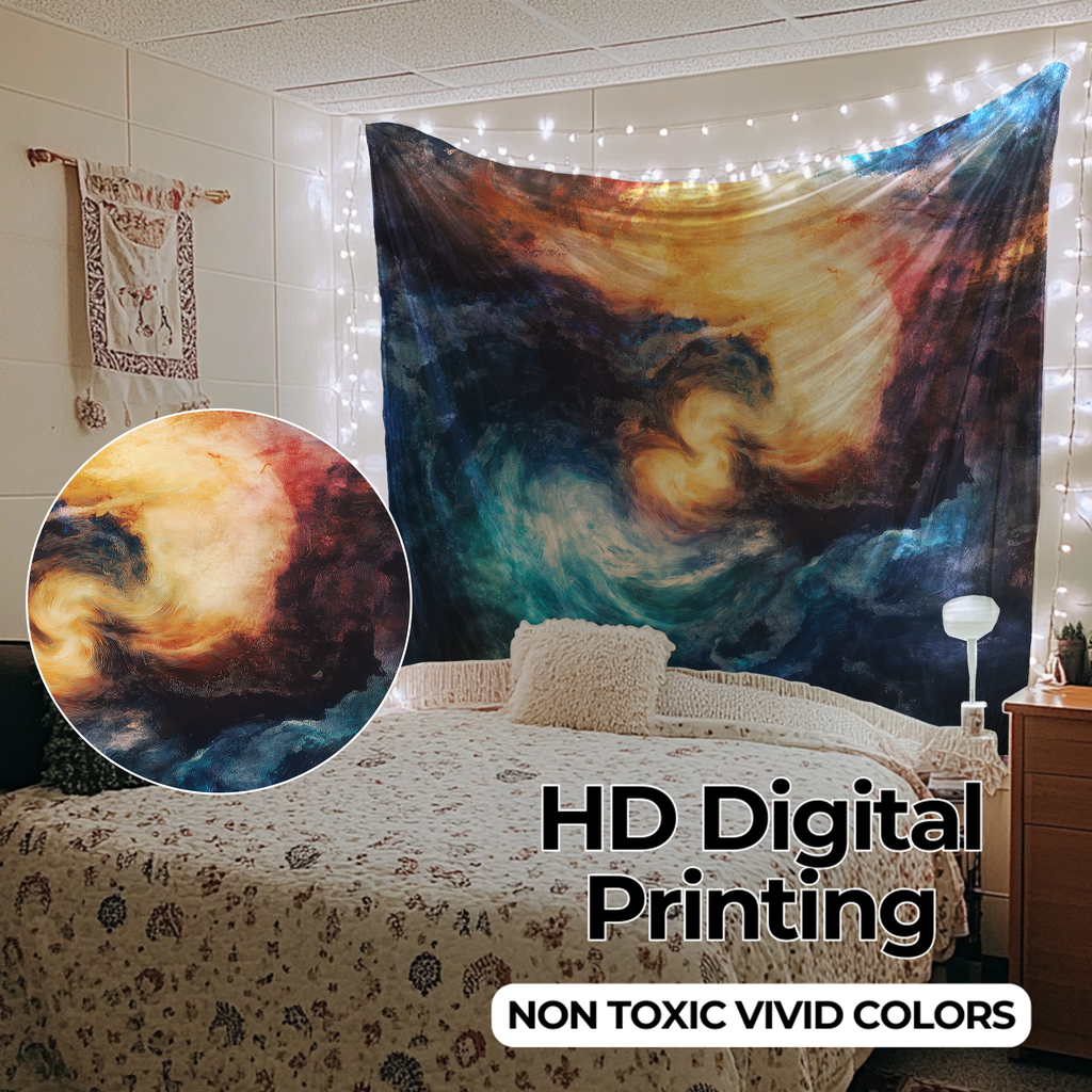 DARK MATTER FLOW WALL TAPESTRY