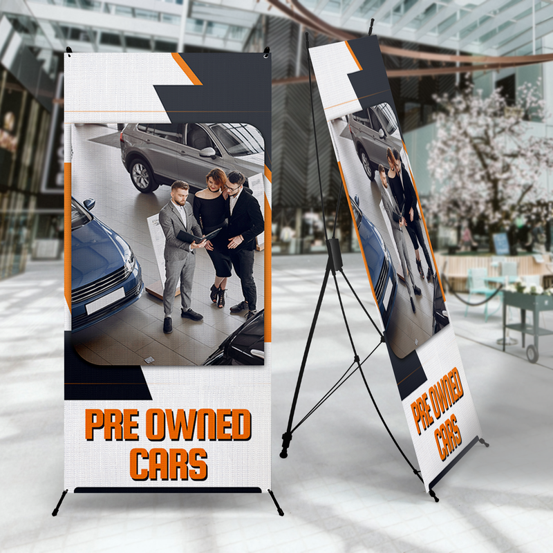 PRE OWNED CARS X-BANNER