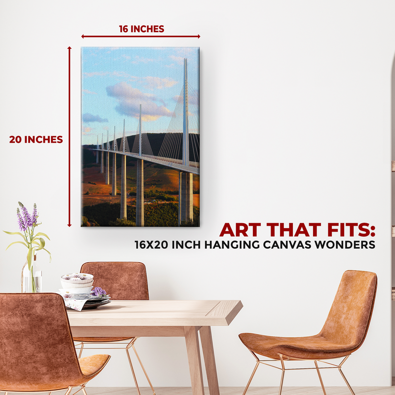 MILLAU VIADUCT BRIDGE PARIS CANVAS DECOR