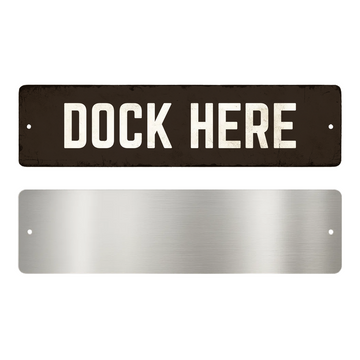 DOCK HERE SIGN
