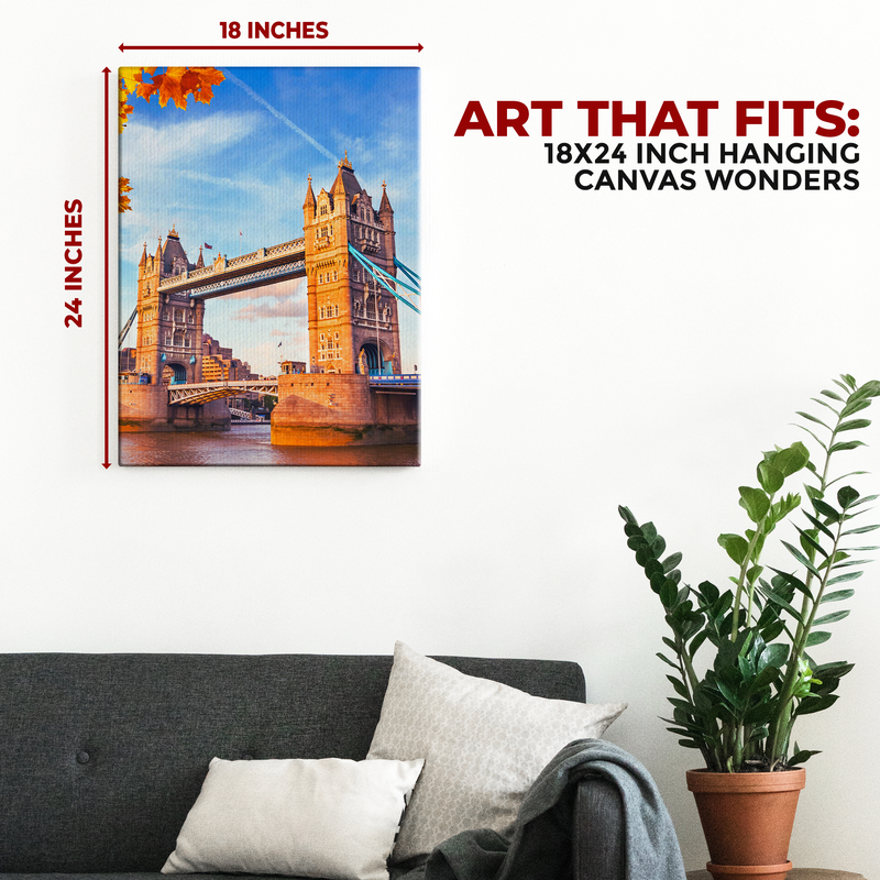 LONDON TOWER BRIDGE CANVAS DECOR