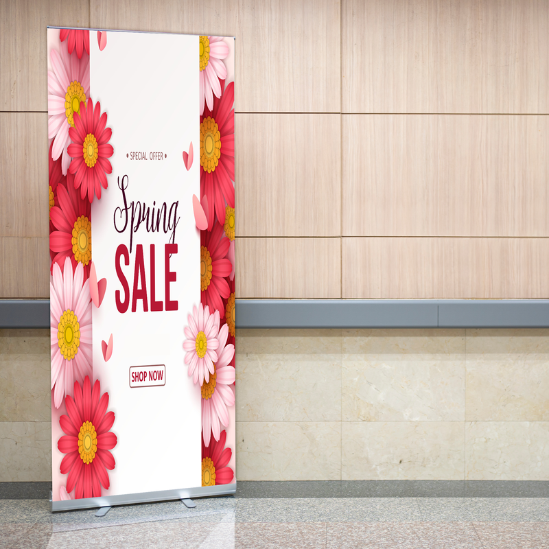 SPRING SALE BANNER RETRACTABLE