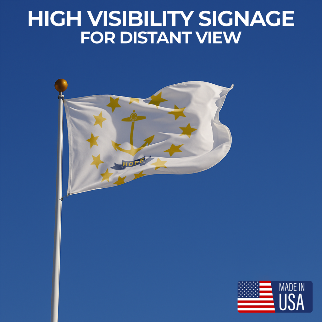 RHODE ISLAND STATE FLAG