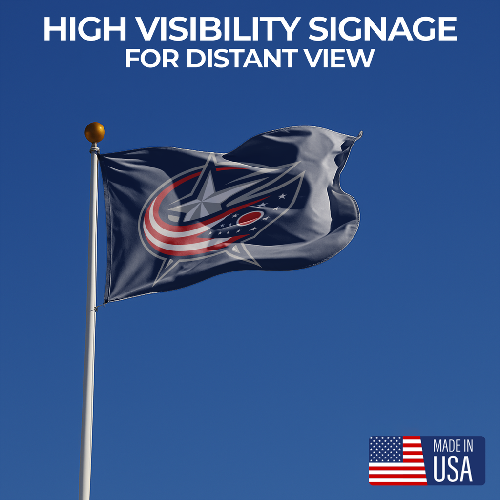 COLUMBUS BLUE JACKETS FLAG