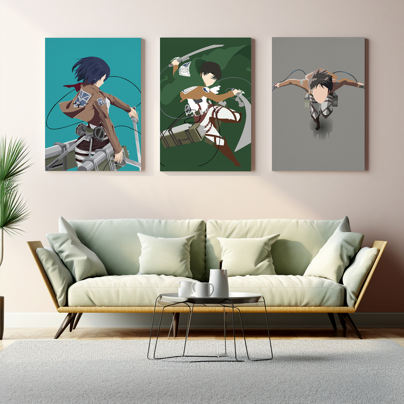 ATTACK ON TITAN WALL CANVAS