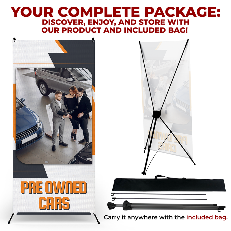 PRE OWNED CARS X-BANNER