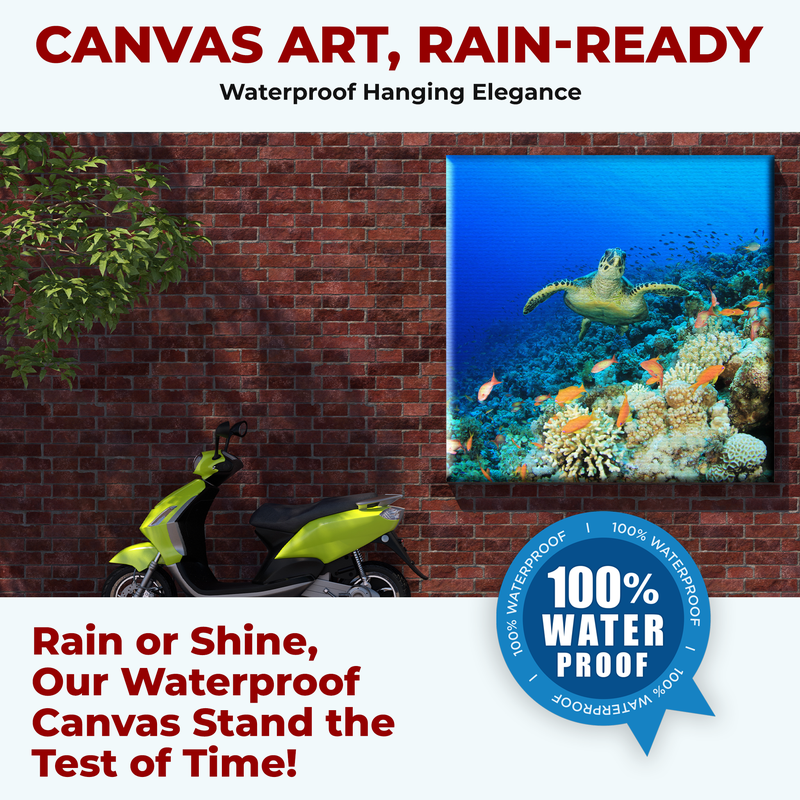 CORAL REEF WALL CANVAS DECOR