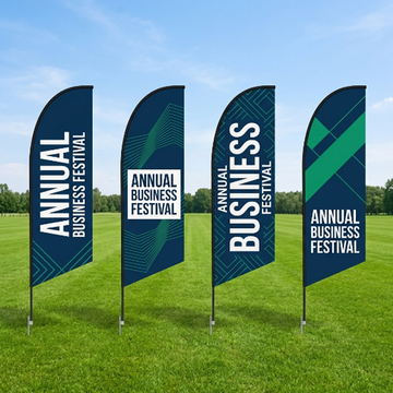 Angled Flag Banners
