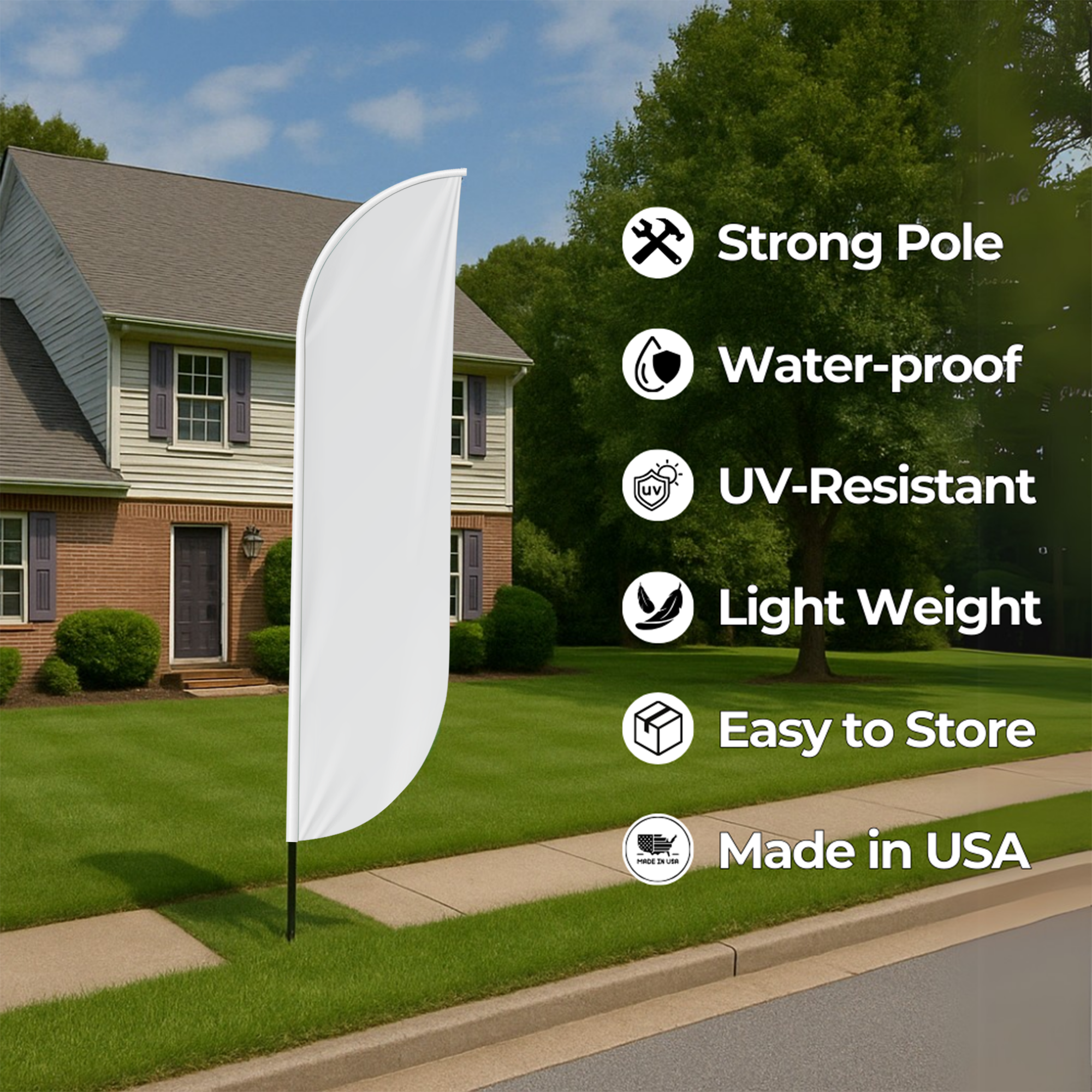 CUSTOM FEATHER FLAG