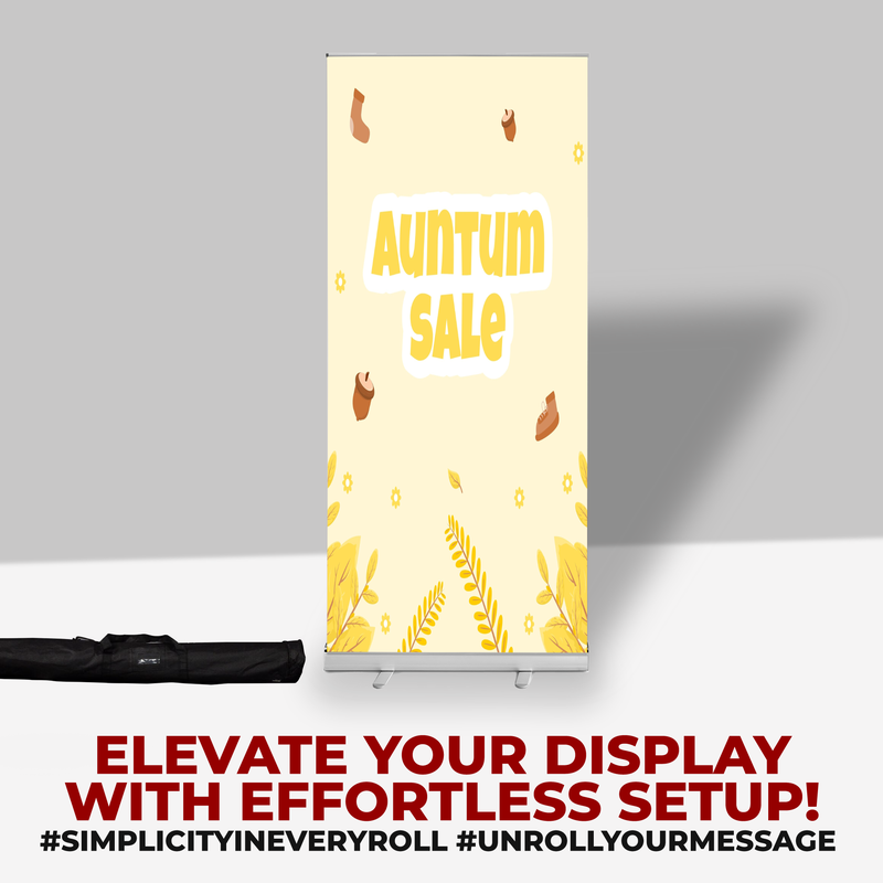 AUNTUM SALE BANNER RETRACTABLE