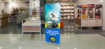 Awesome-X 63.0"x23.5" Banner Stand, 1-Sided