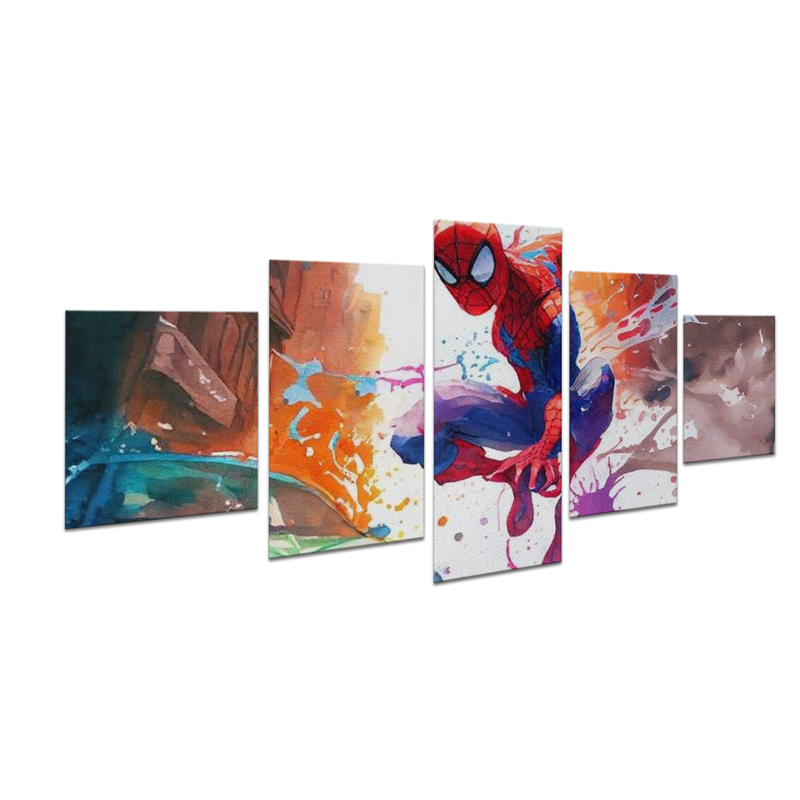SPIDERMAN SPLASH ART CANVAS DECOR