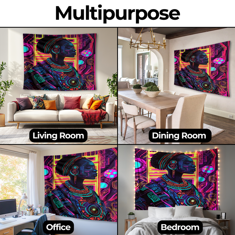 AFROFUTURISM: THE RISE WALL TAPESTRY