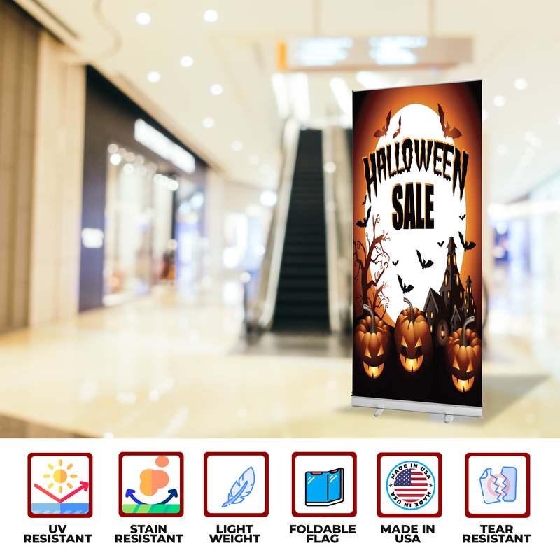HALLOWEEN SALE BANNER RETRACTABLE