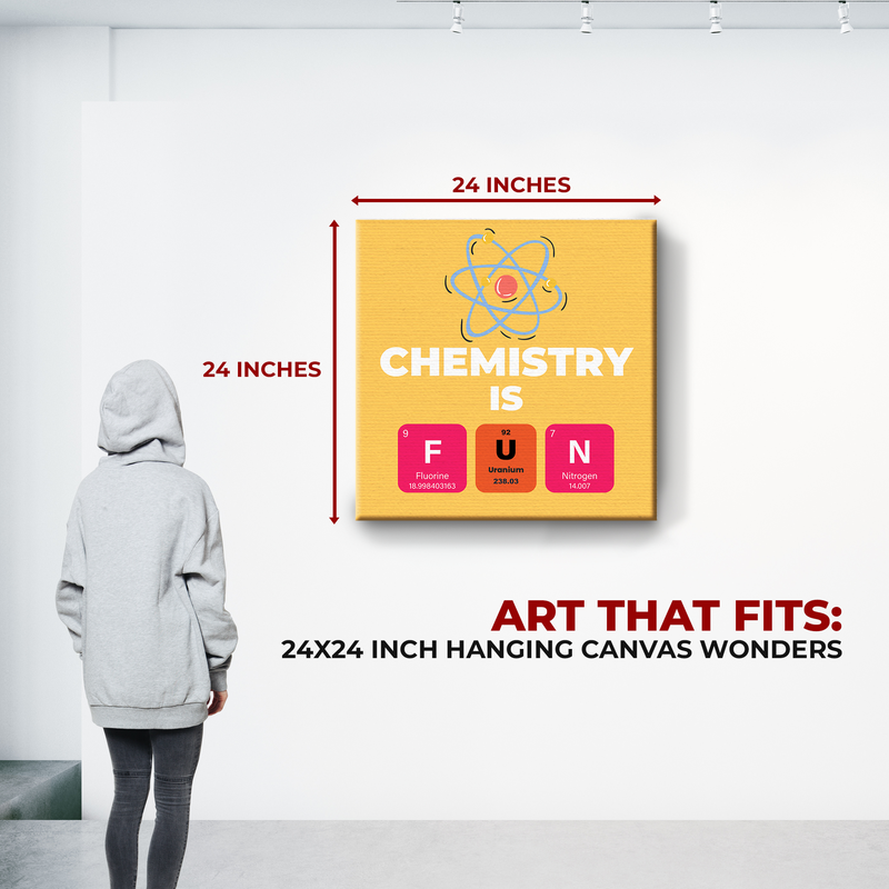 CHEMISTRY QUOTES WALL CANVAS DECOR