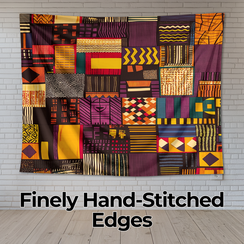 KENTE CLOTH TRADITIONS WALL TAPESTRY