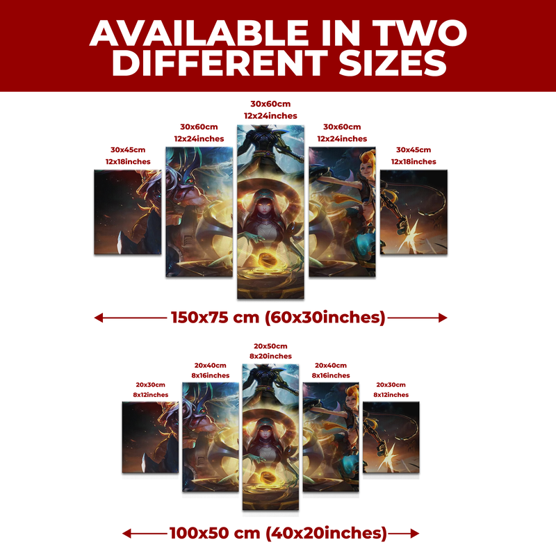 LEAGUE OF LEGENDS WALL CANVAS