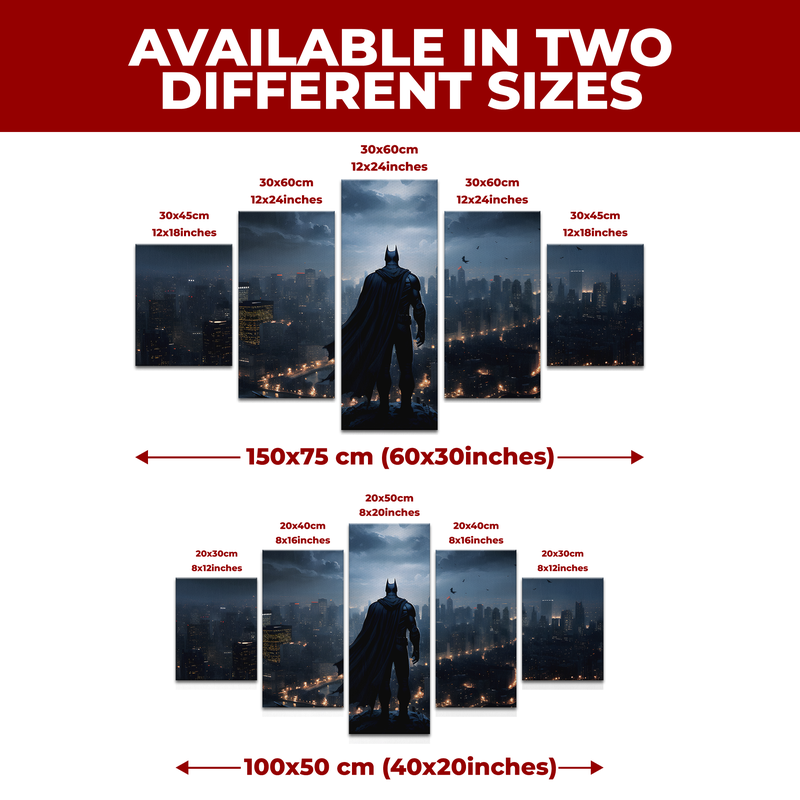 BATMAN DARK KNIGHT WALL CANVAS