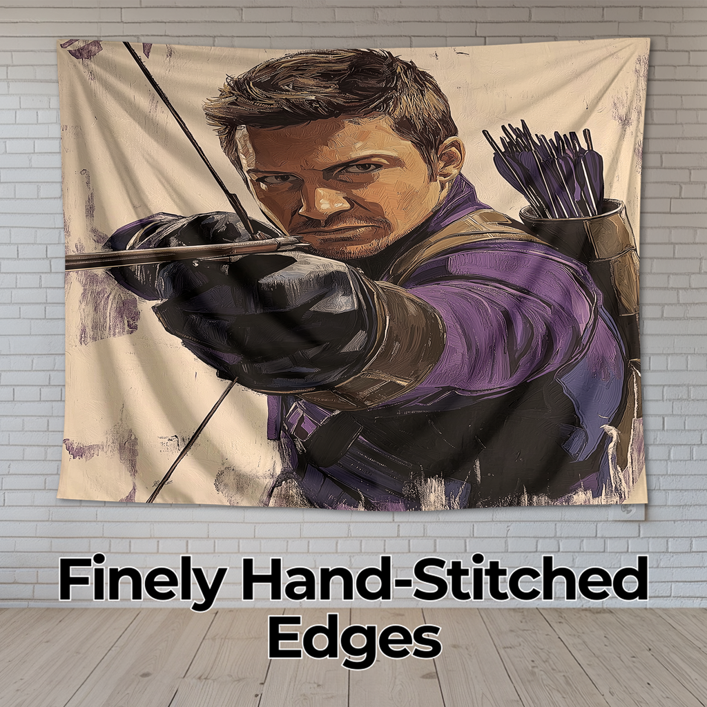 HAWKEYE'S PRECISION STRIKE WALL TAPESTRY
