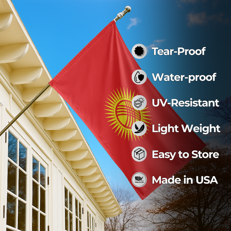 KYRGYZSTAN FLAG