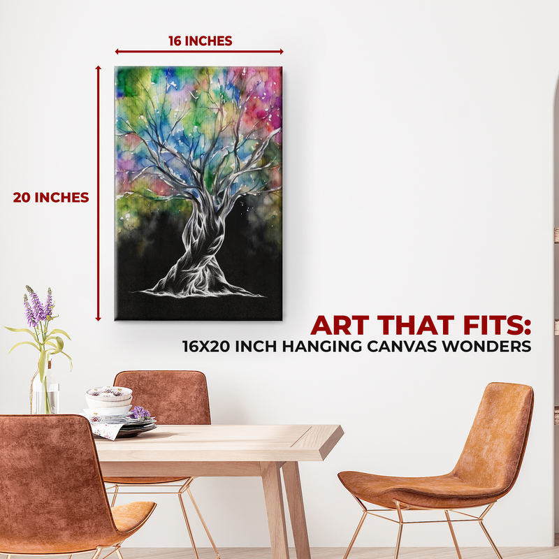 TWISTING LOVE TREE CANVAS