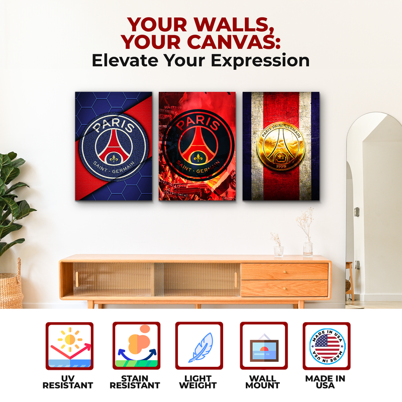 PARIS SAINT-GERMAIN FC WALL CANVAS