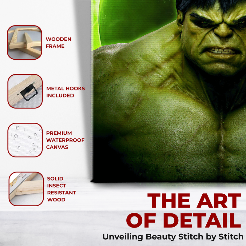 HULK WALL CANVAS DECOR