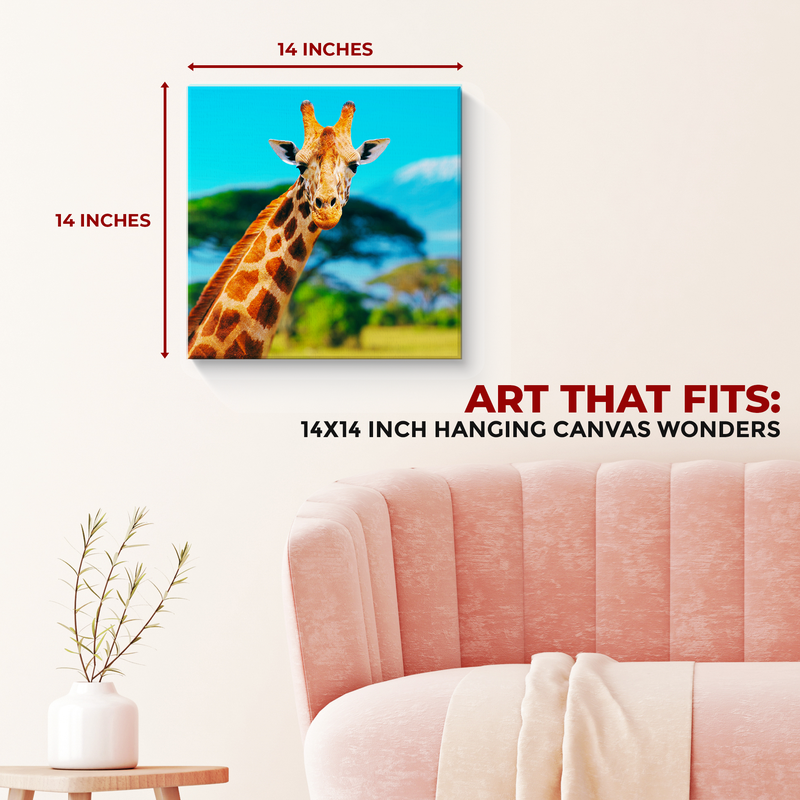 GIRAFFE DECOR CANVAS