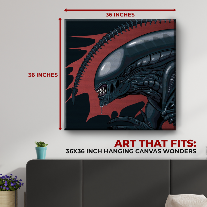 XENOMORPH WALL CANVAS DECOR
