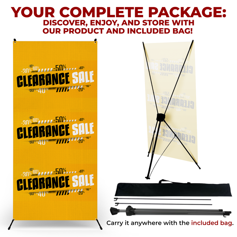 CLEARANCE SALE X-BANNER