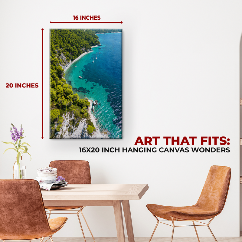 BLUE LAGOON WALL CANVAS DECOR