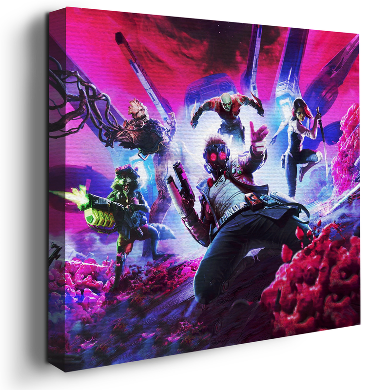 GUARDIANS OF GALAXY WALL CANVAS DECOR