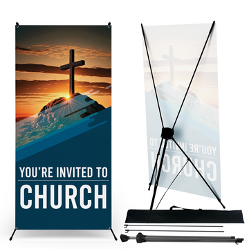 CHURCH INVITATION X-BANNER