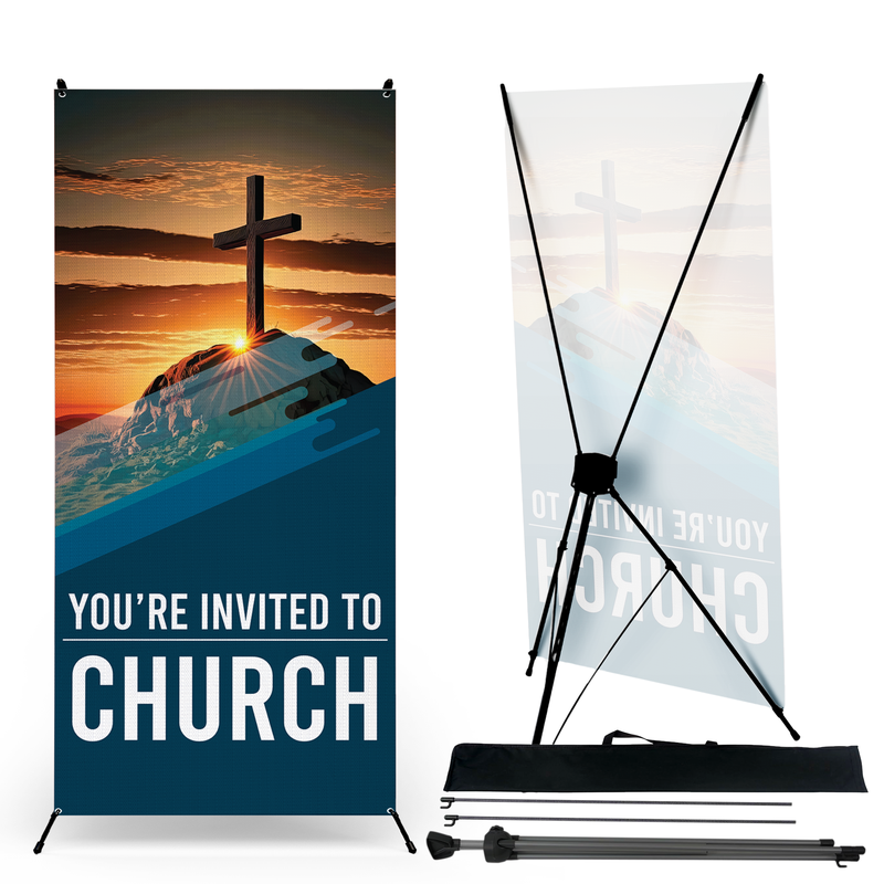 CHURCH INVITATION X-BANNER