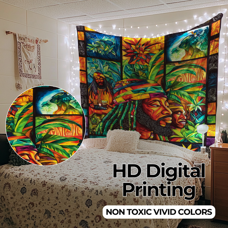 RASTA CULTURE REVOLUTION WALL TAPESTRY