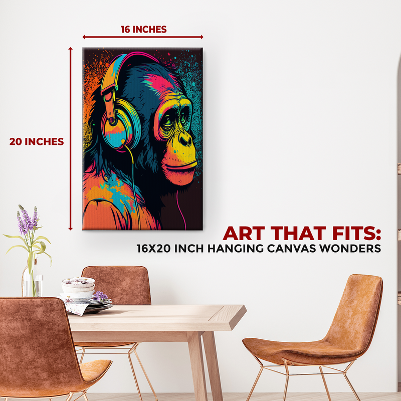 MODERN MONKEY DECOR CANVAS