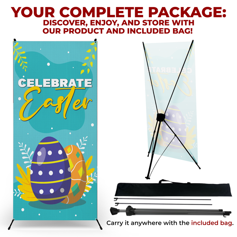CELEBRATE EASTER X-BANNER