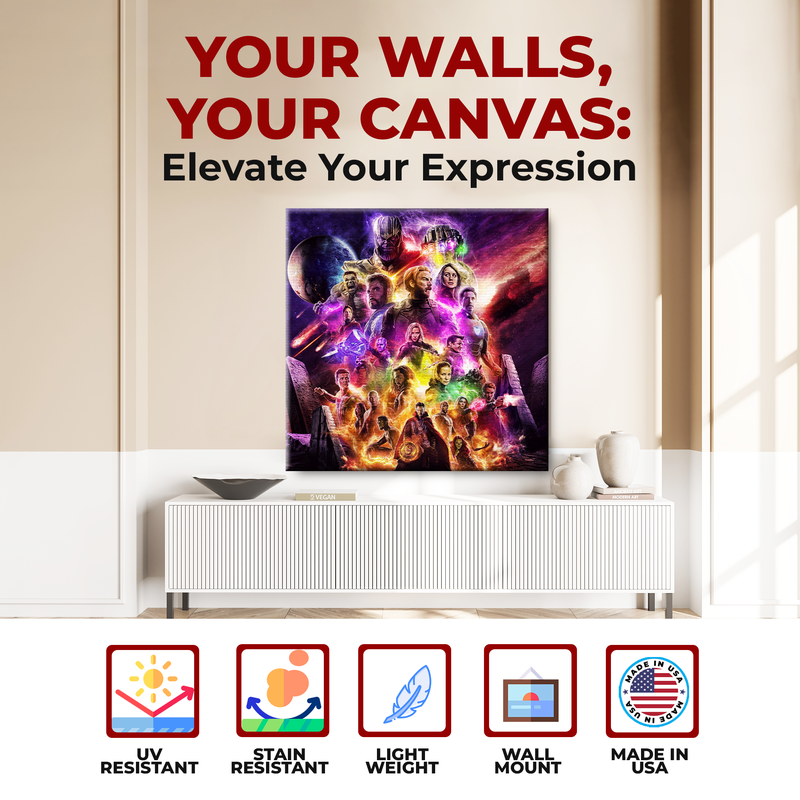AVENGERS WALL CANVAS DECOR