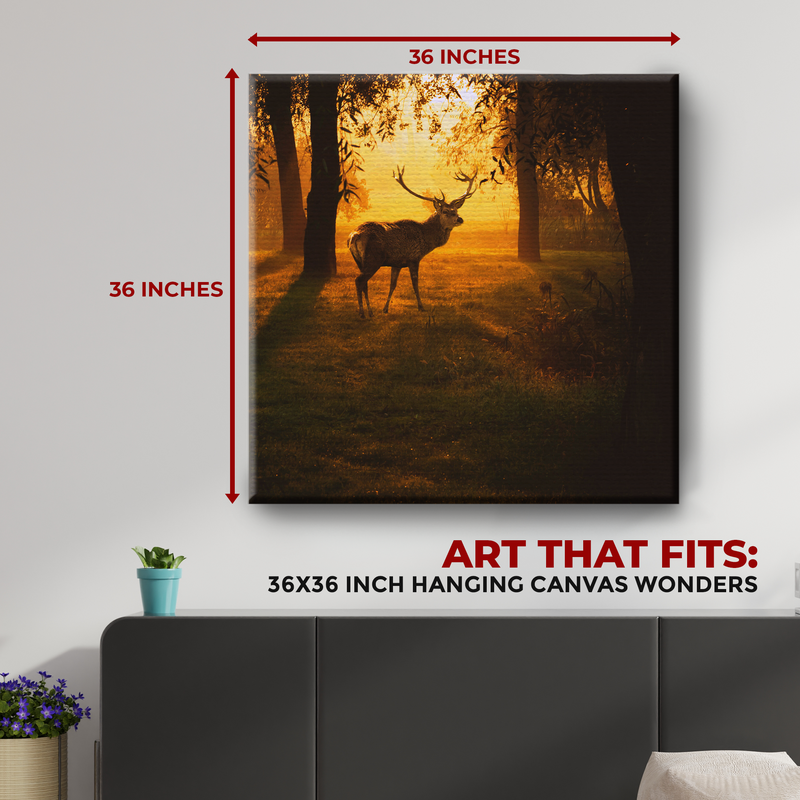 DEER DECOR CANVAS