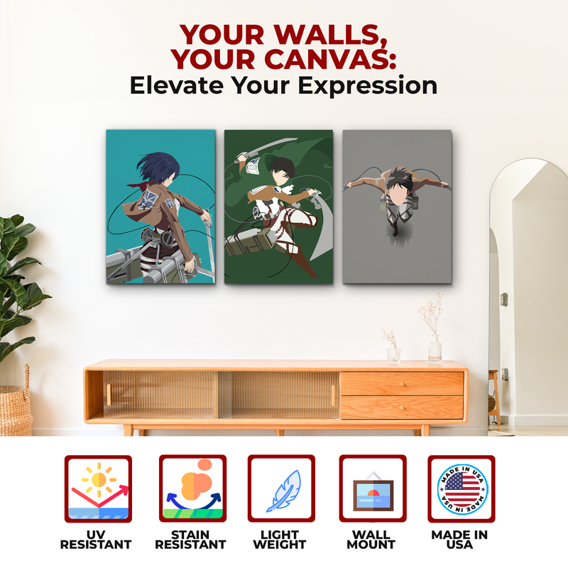 ATTACK ON TITAN WALL CANVAS
